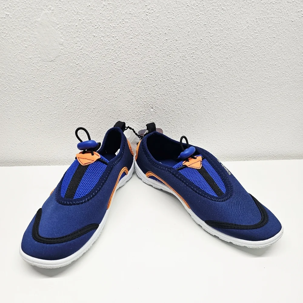 Speedo Junior Surfwalker Shoes - Black/Orange/Blue M